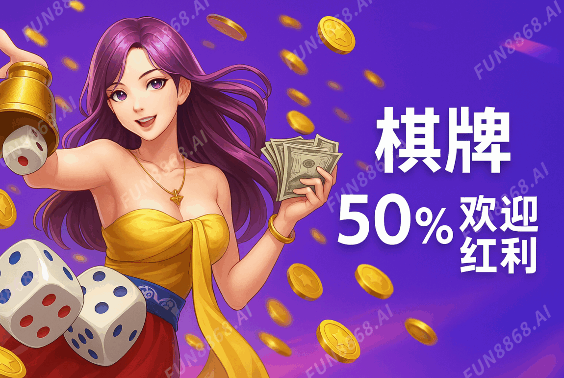 小遊戲50%歡迎紅利-FUN8868.AI 浮水印