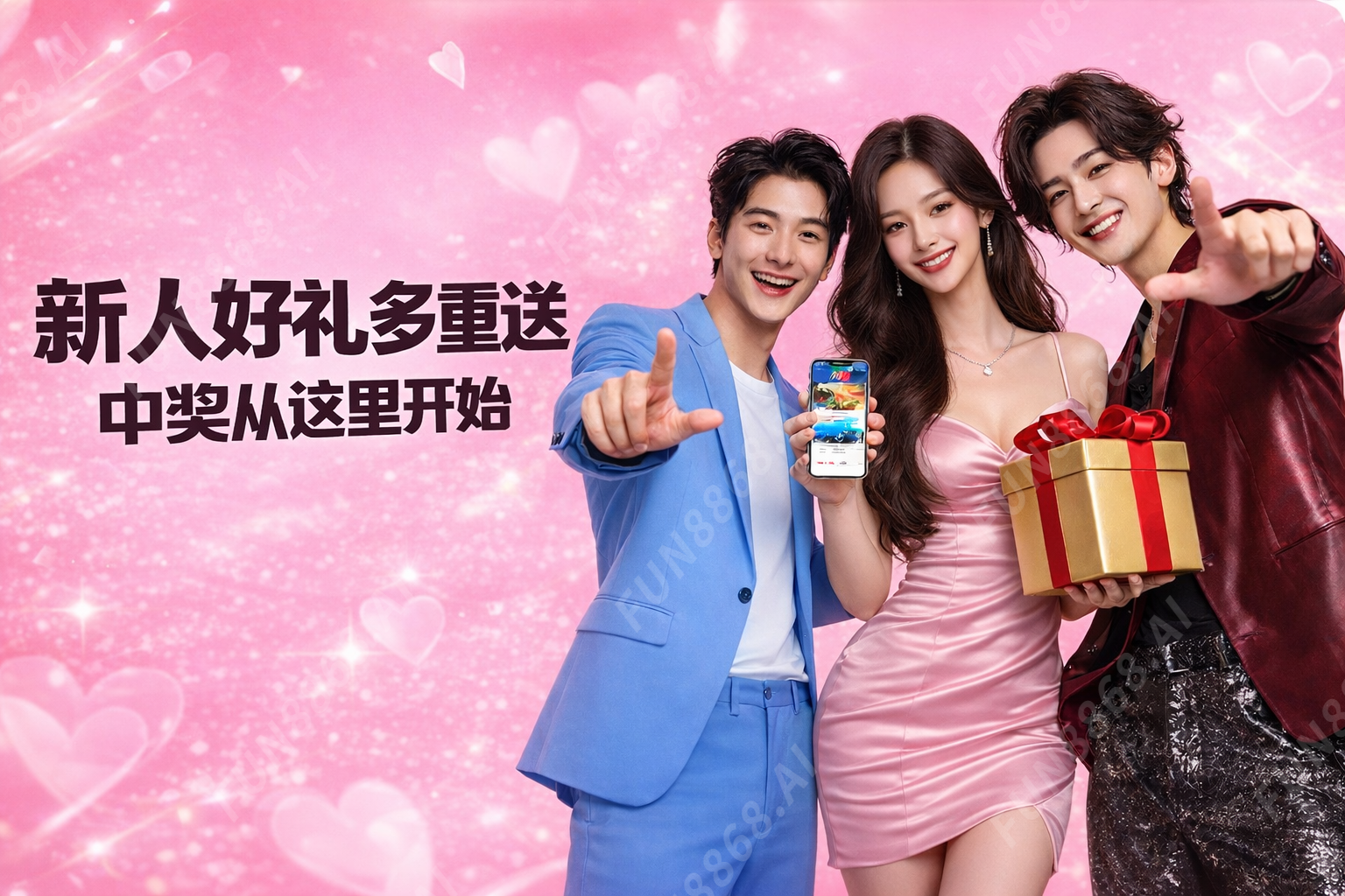 新人好礼多重送 中奖从这里开始