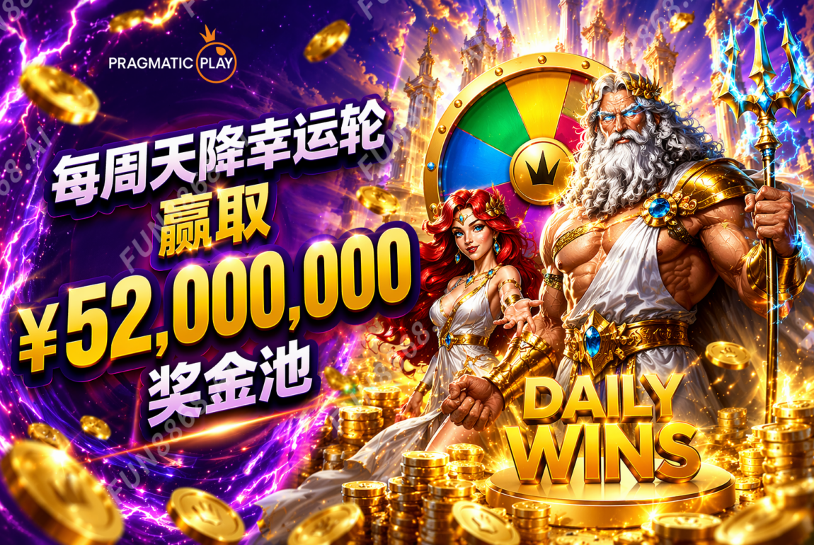 每周天降幸运轮 赢取￥52,000,000奖金池