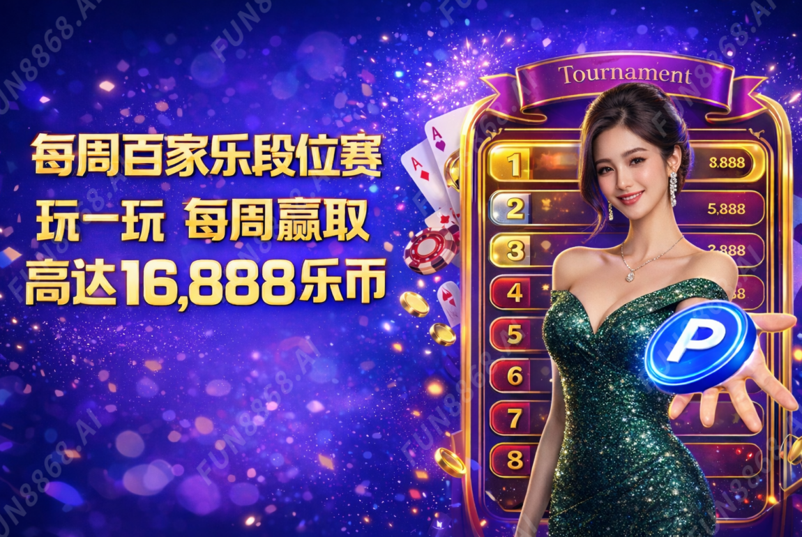 【独家】每周百家乐段位赛