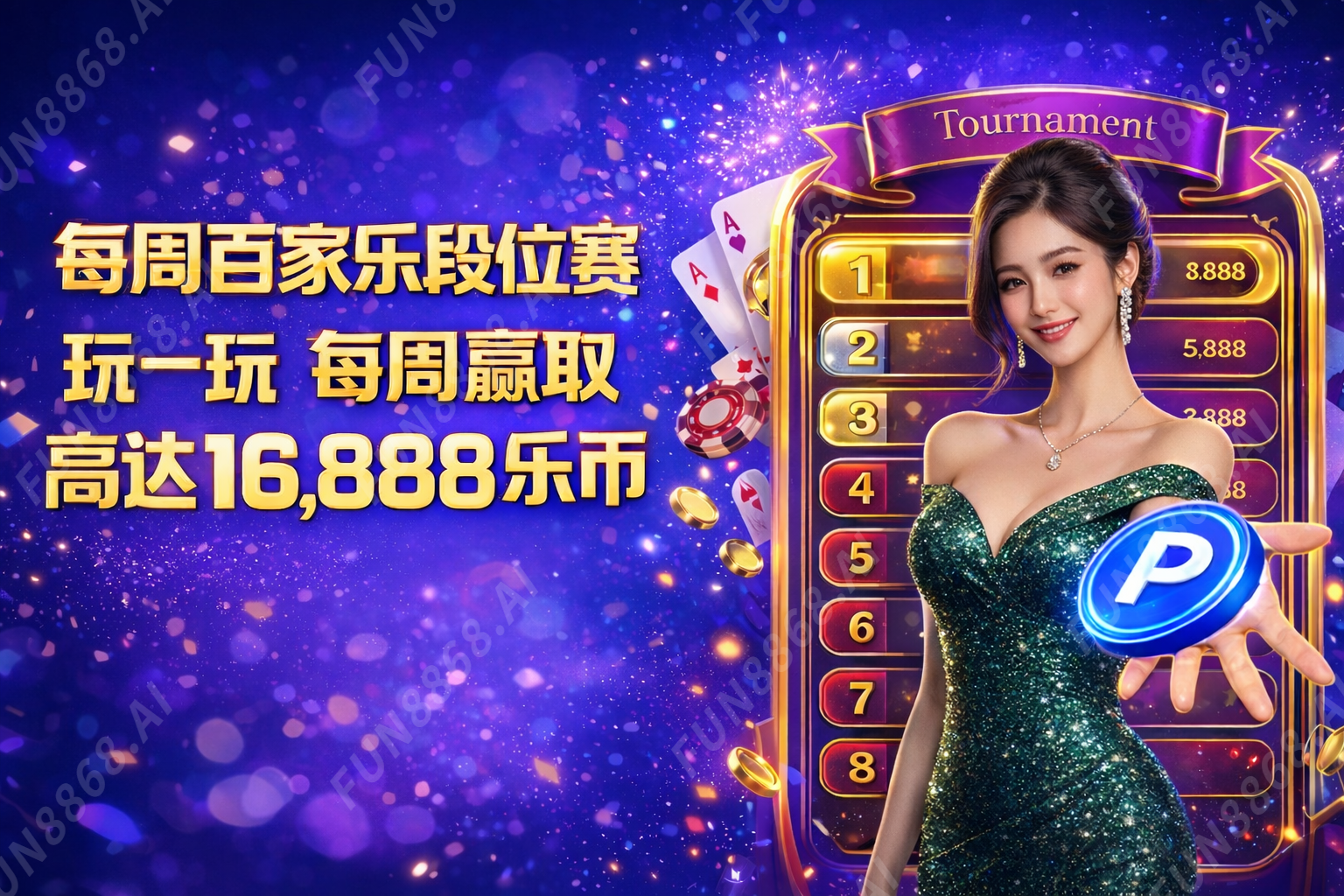 【独家】每周百家乐段位赛